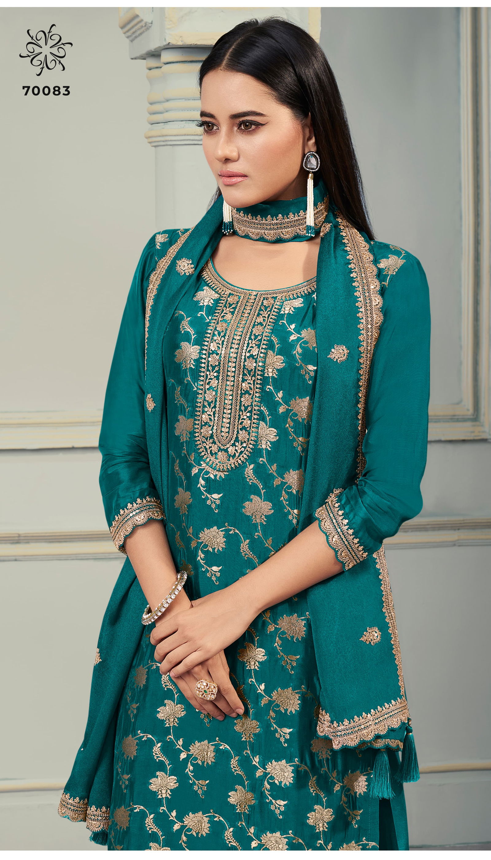 Silky 2 By Vinay Kuleesh Silk Jacquard Designer Salwar Kameez Wholesale Shop In Surat